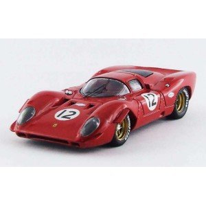 1/43 VOITURE  FERRARI 312 P coupé #12 Bridgehampton-1969-PILOTE RODRIGUEZ-BEST9589